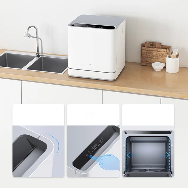 Xiaomi Desktop Dishwasher Freed from Set up, and The Mini Automated