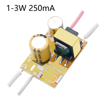 

LED Non-Isolated Driver3W 4W 5W AI Smart IC AC90-265V Driver Power Supply Constant Current Voltage Control Lighting Transformers