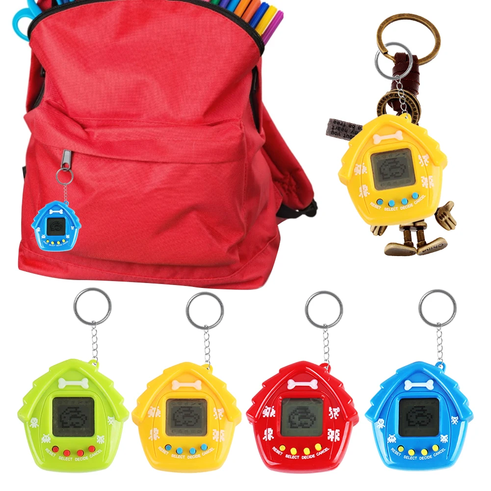 New 168 Pets In One Virtual Cyber Digital Pet Toy Electronic Pet House Shape Tamagotchi 90S Nostalgic Pixel Funny Play Kids Gift 3
