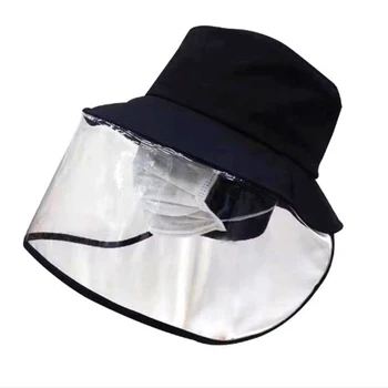 

Anti-Spitting Protective Hat Cover Outdoor Fisherman Hat Size Protective Cap Anti-Fog Saliva Protective Hat
