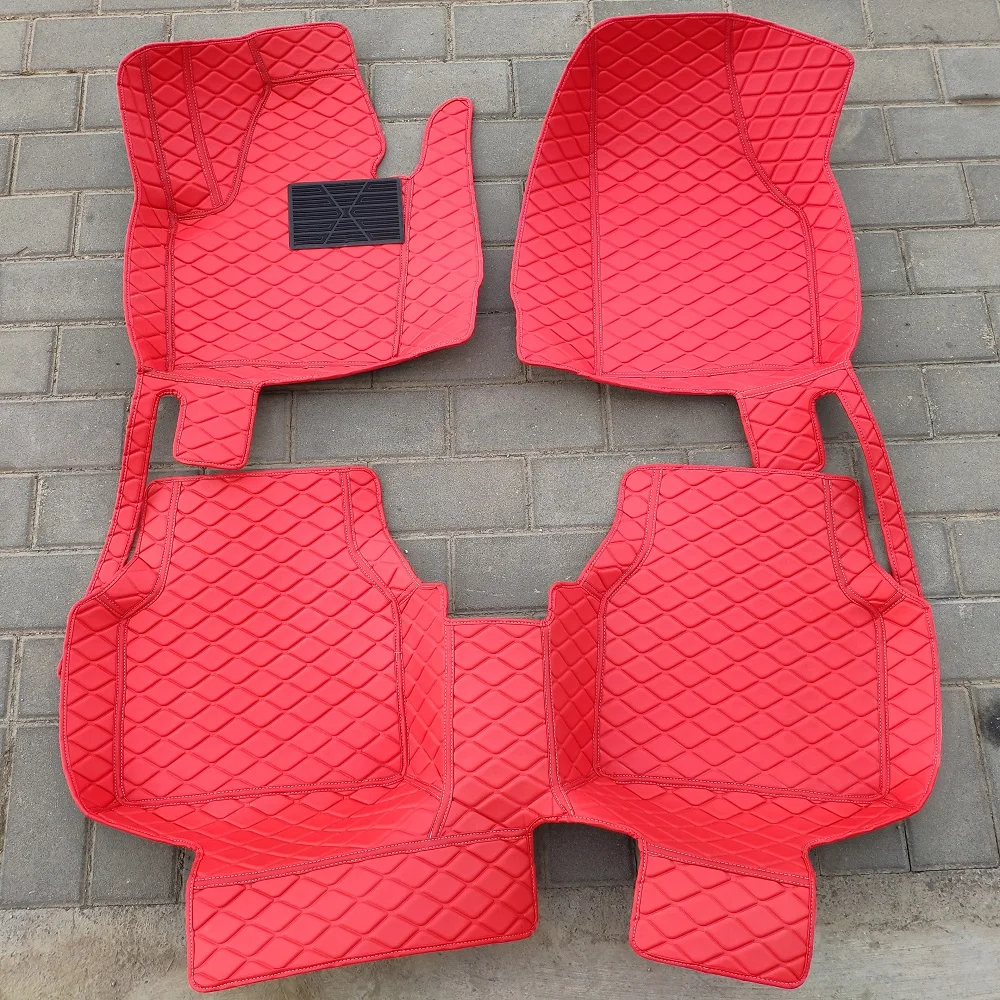 

Car Floor Mat for AUDI tt mk1 a4 b8 avant a5 sportback a6 c6 avant Waterproof Car Accessories Leather Floor Mat Carpet Liner