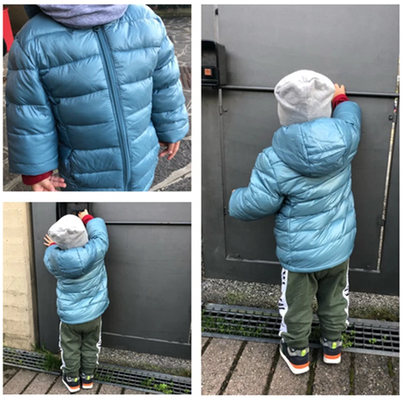 Down Jackets Girls Boys 2-9 Years Winter Coat Outerwear Children Clothes