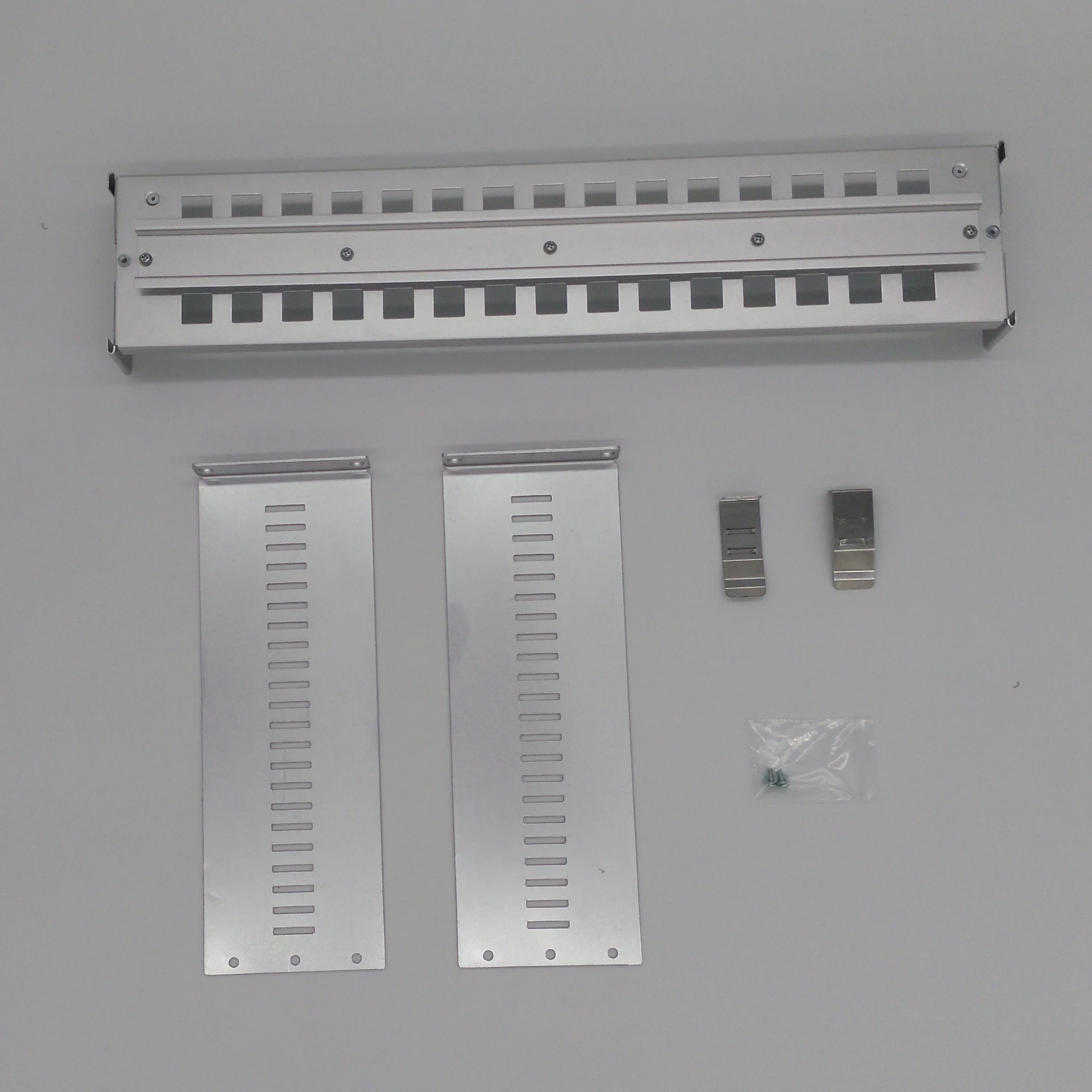 Server Rack Shelf 19inch Rackmount Din Rail Kit High Strength Aluminum Alloy Adjustable Rack Mount Din Rail Shelf
