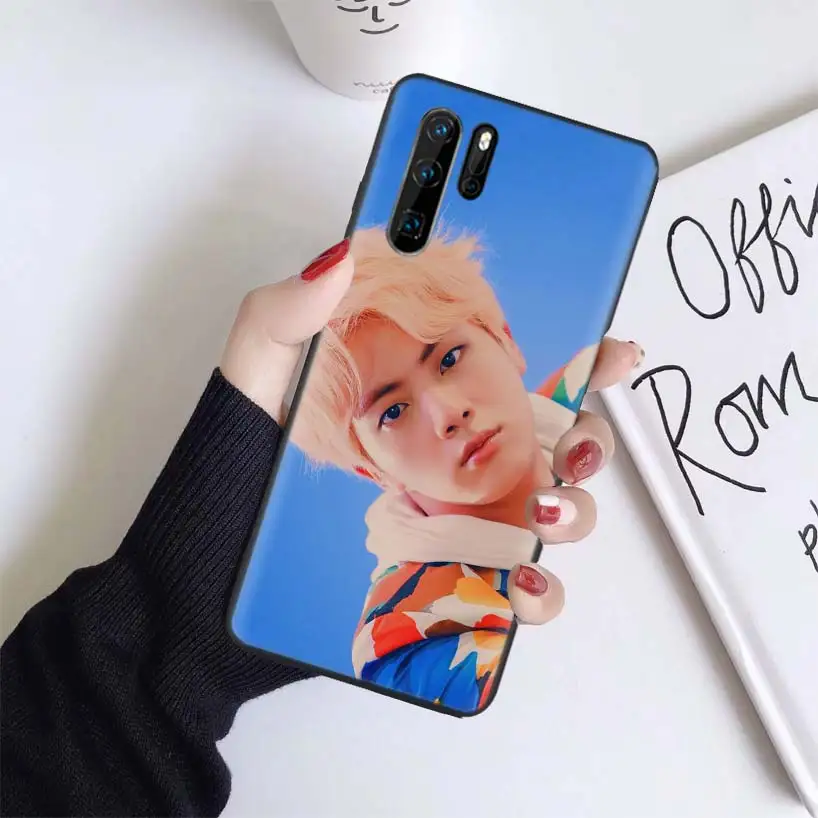 Kpop Kim Seok Jin Boys Черный чехол для huawei mate 30 20 10 P30 P20 P10 Pro Lite P Smart Z мягкая крышка для телефона - Цвет: BS020-7