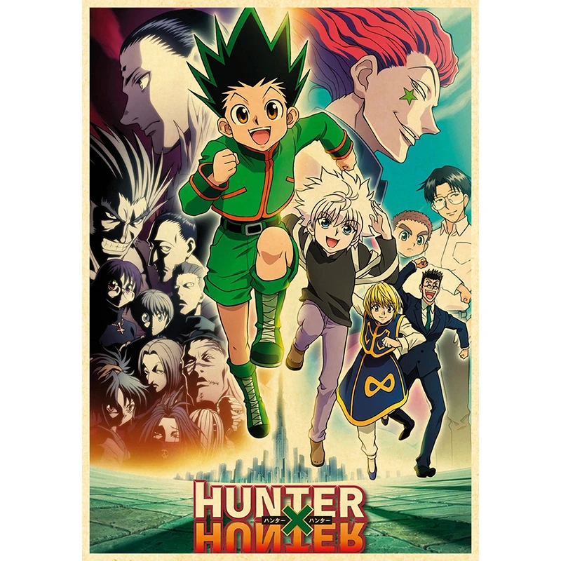 Poster Adesivo Anime Hunter x Hunter Grupo 2 - Cogumelo Corp