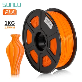 

SUNLU PLA Filament 3D Printer Filaments Material For 3D Pen 1.75MM 1KG/2.2lb Spool Black PLA Printer Filament