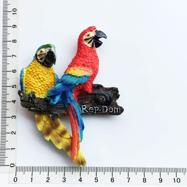 Aimant Créatif En Résine Pour Réfrigérateur, Animal, Oiseau, Perroquet, Aimant  Décoratif, Boucle Magnétique, Message Autocollant - Réfrigérateur Aimants -  AliExpress