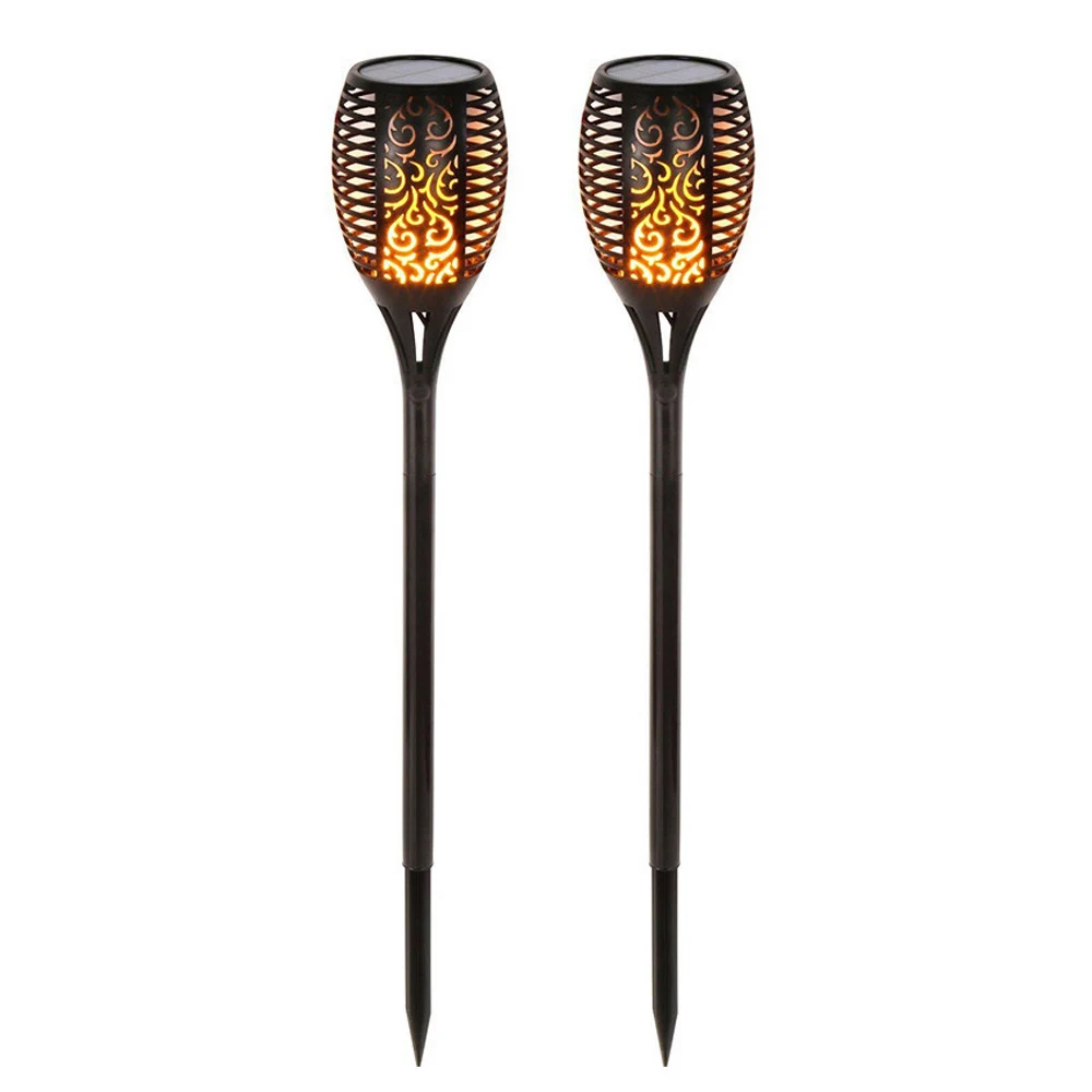 2pcs 96 LED 96 Led Solar Flame Lamp IP65 Waterproof For Garden Landscape Decor Garden Lawn Torch Light Landscape Lights 1/2/3/4Pcs - Испускаемый цвет: 2pcs 96 LED