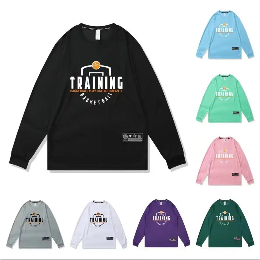 Men Women Running T Shirt breathable Quick Dry Fitness basketball shooting Training Jerseys exercise Clothes Gym Sports Shirts For basketball jerseys