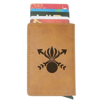 

grenadier isone Semper Fidelis wallets rfid Blocking Small wallet For Credit Cards High Quality Leather carteira short portfel