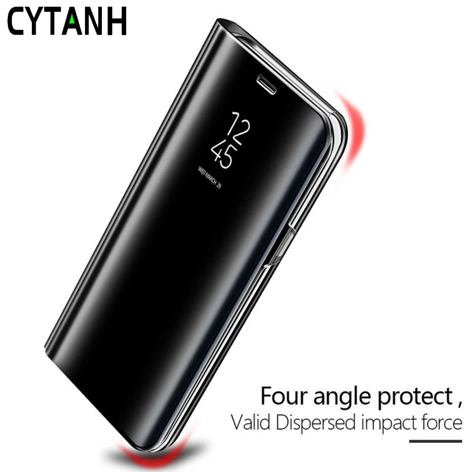 Умный зеркальный флип-чехол для Xiaomi Redmi Note 8 7 5 6 5A 6A 7A Plus S2 K20 Pro 4X кожаный чехол Mi 9T 9 SE