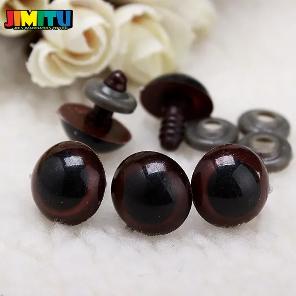 JIMITU 5 шт. 10 18 мм пластиковые куклы безопасные игрушечные Глазные яблоки для