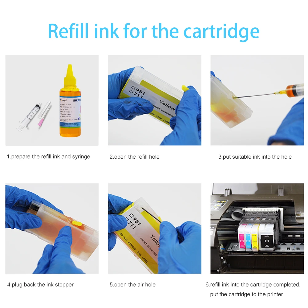 100ml Universal dye ink for Canon PG 545 Pixma MG 3650 printers  ,cartridge 510 511 ,CL546 refill syringe bulk ink free shipping