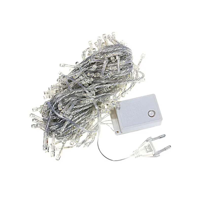 20M 200LEDs 8 Patterns LED String Fairy Lights Bulbs Party 220V EU Plug