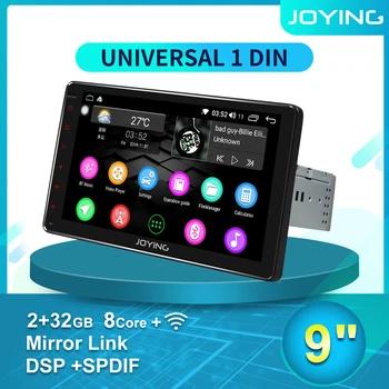 

JOYING 9"Universal Head Unit Android Car Radio Stereo Autoradio Steering Wheel Multimedia NO DVD Player Support TPMS/DVR/OBD2