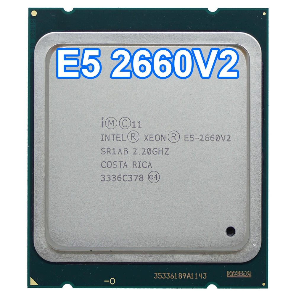 

Intel Xeon E5-2660 v2 10-Core 2.2GHz 25M 8GTs LGA2011 Server CPU Processor SR1AB