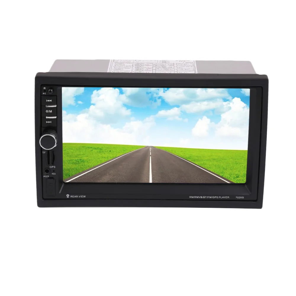 

New Arrival 7020G Car Bluetooth Audio Stereo MP5 Player with Rearview Camera 7 inch Touch Screen GPS Navigation FM Function Hot