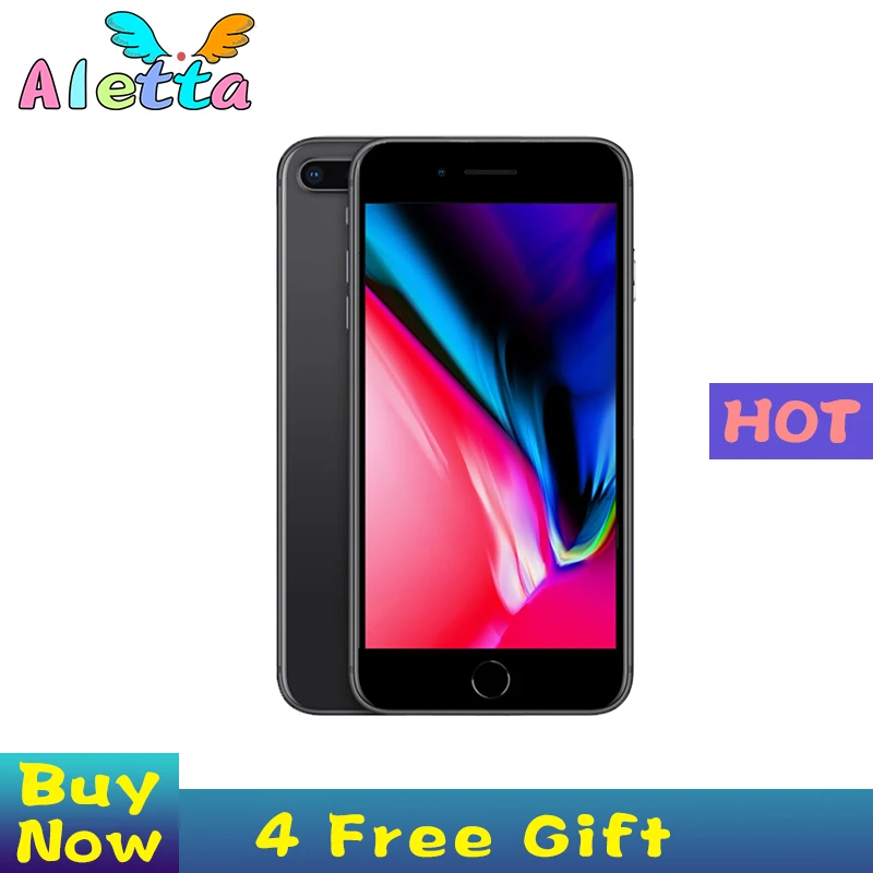 Unlocked Apple iPhone 8 Plus 5.5inch Face ID NFC ROM 64GB/256GB Smartphone A11 Hexa-core Apple Pay