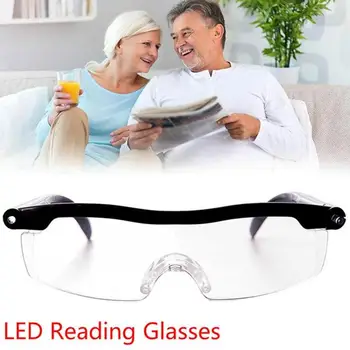 

1.6x magnification Mighty sight LED light glasses suitable for reading presbyopia magnifier LED luminous Eyewear Glasses