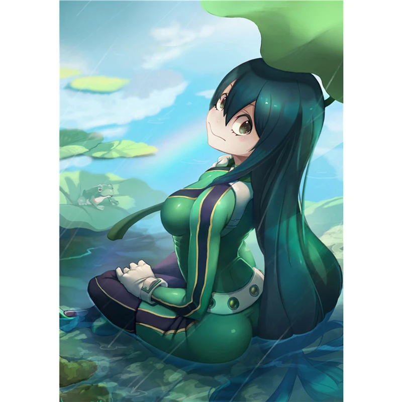 

Asui Tsuyu Poster Fan Gift 42*30CM My Hero Academia
