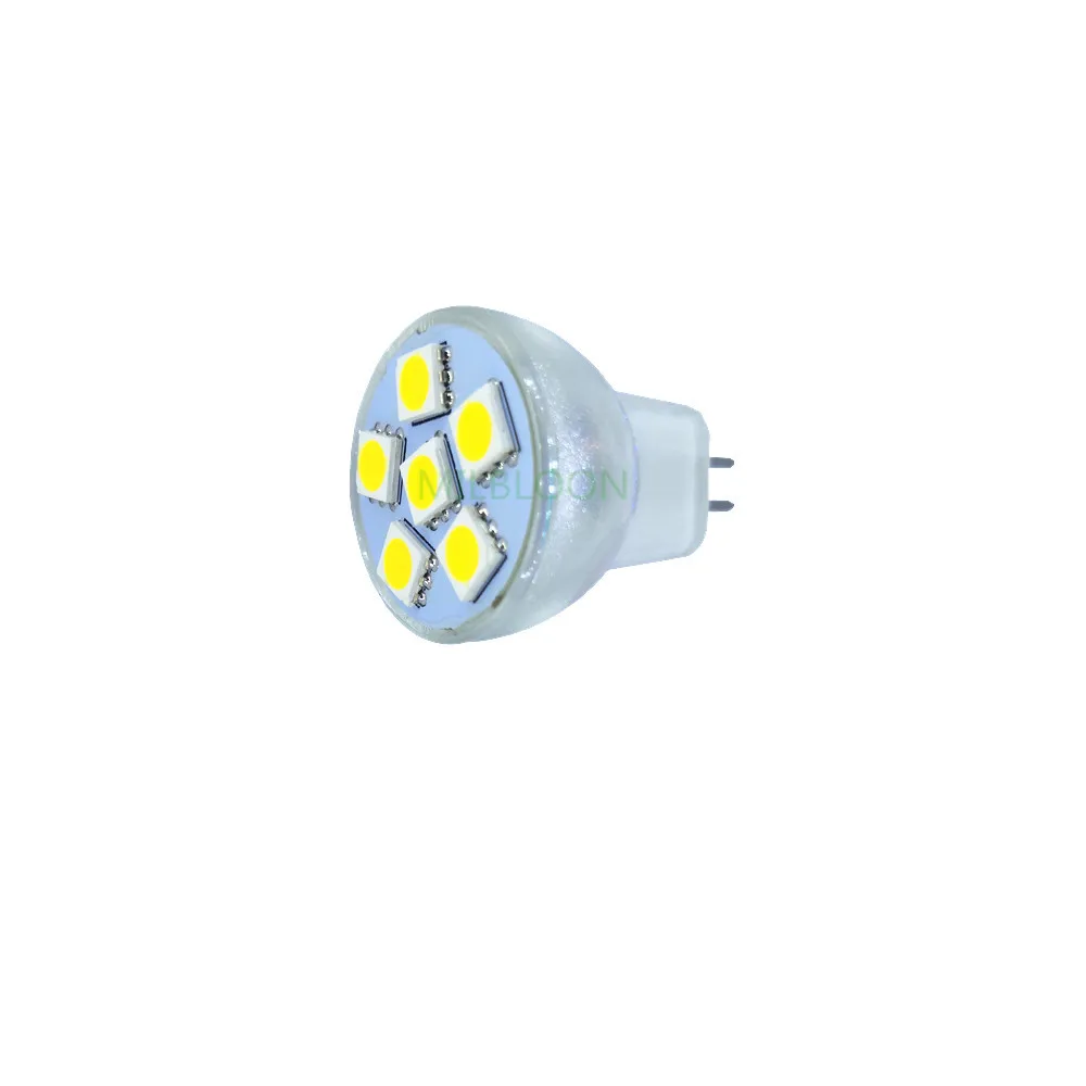 Светодиодный прожектор лампы MR8 12v маленький LED-светильник DC12V MR8 AC12V 5050-6SMD