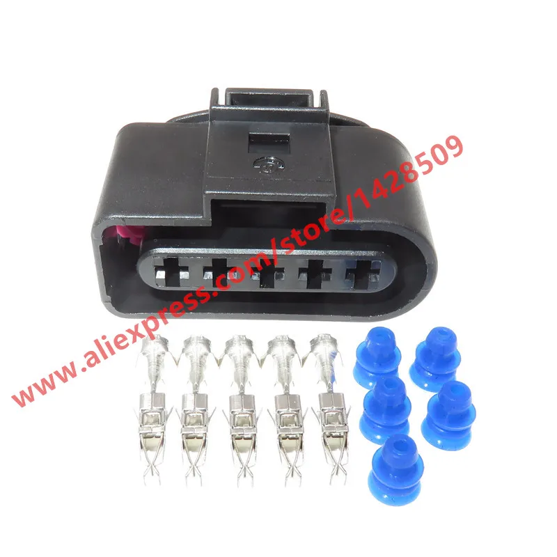 

20 Sets 5 Pin Auto Ignition Coil Plug Sensor Connector Waterproof Female Connectors For VW SKODA 1J0973725 1J0 973 725