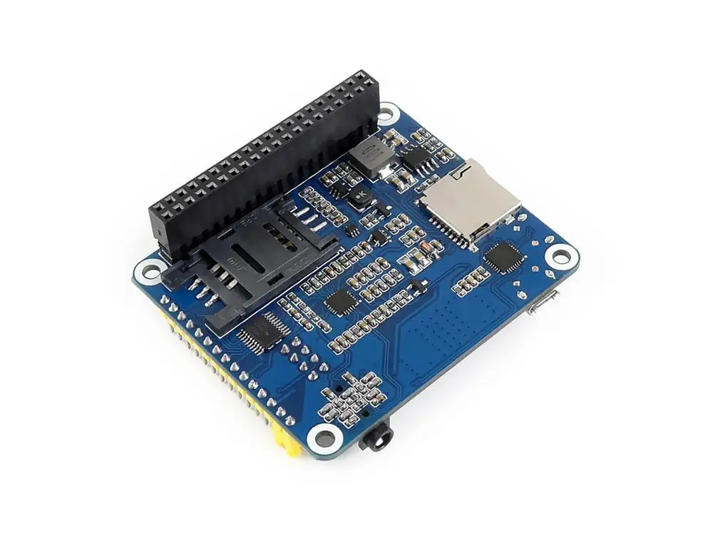 Waveshare 4G/3g/2G/GSM/GPRS/GNSS шляпа для Raspberry Pi, на основе SIM7600G-H, LTE CAT4, глобальная версия