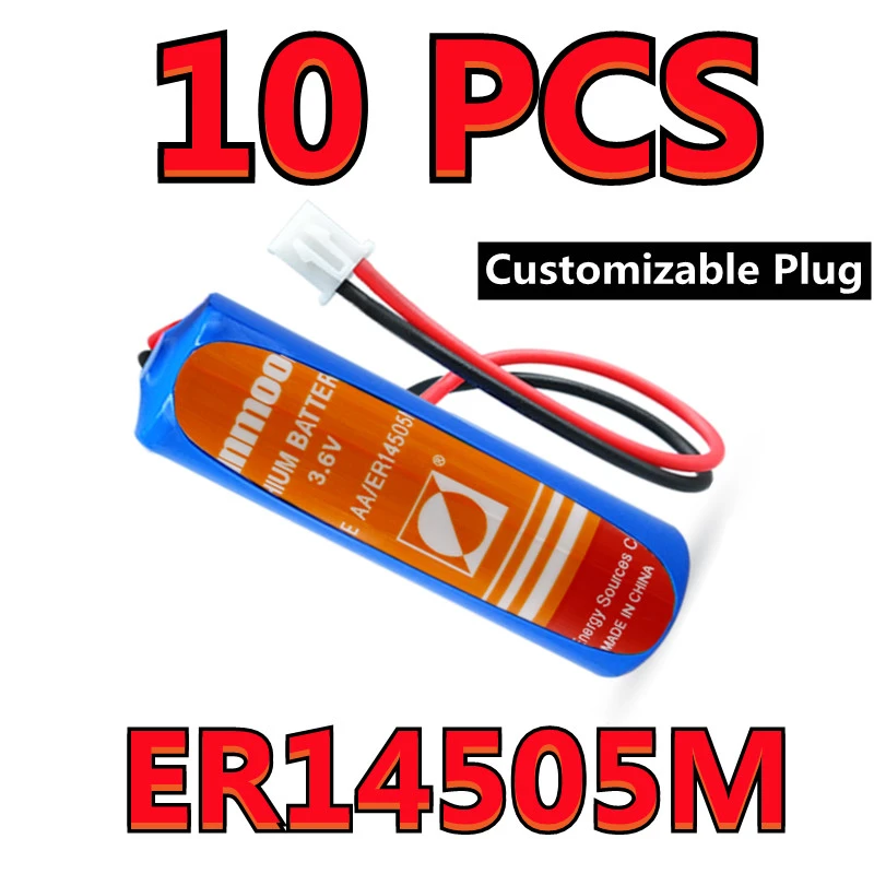 10pcs Original New Sunmoon Erm 3 6v Water Meter Battery High Power Type Customizable Plug Primary Dry Batteries Aliexpress
