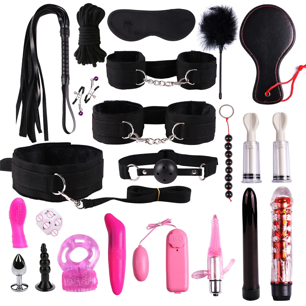 Sex Toys for Women Couples Bondage Gear Set Handcuffs Games Whip Gag Bdsm toys kits sexyshop erotic accessories | Красота и здоровье