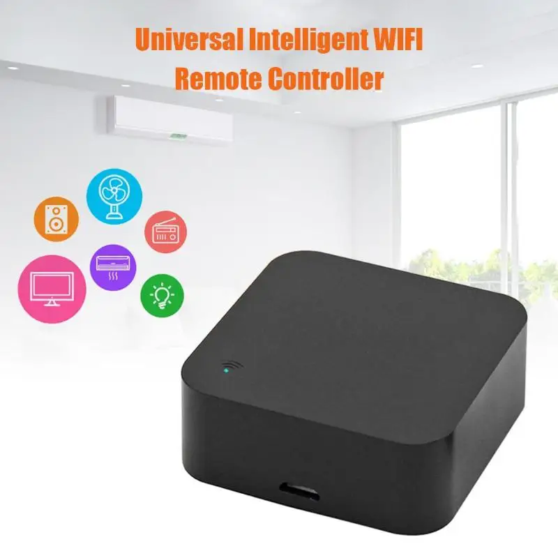 Универсальный Интеллектуальный пульт дистанционного управления Лер WiFi ИК пульт дистанционного управления Простая установка использование стабильная работа надежная с управлением приложением