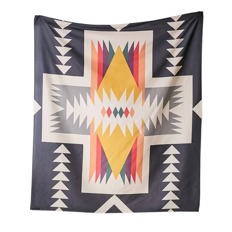 H 130x150cm Indian Style Tapestry Summer Beach Towel Star Map Cup Pattern for Living Room Sleeping Room Hanging Wall Decoration - Цвет: H