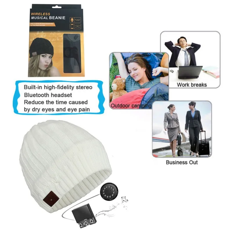 Для Bluetooth гарнитуры повязка на голову в виде Животного сна маска для глаз Бегемот шляпа наушники с динамик микрофон Спорт на открытом воздухе шляпа