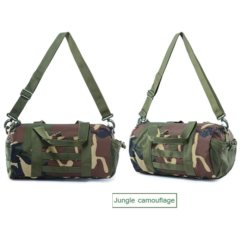 Jungle camo Тактический крепеж, сумка Mochila Molle, рюкзак для мужчин, походная тактическая сумка, водонепроницаемый военный рюкзак, дорожная сумка для скалолазания - Цвет: Jungle camo