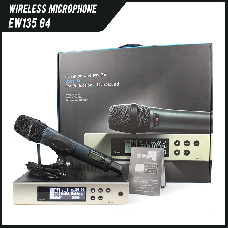 EW135G4 EW100G4 EW 100 G4 Беспроводная микрофонная система с ручным микрофоном E835S для
