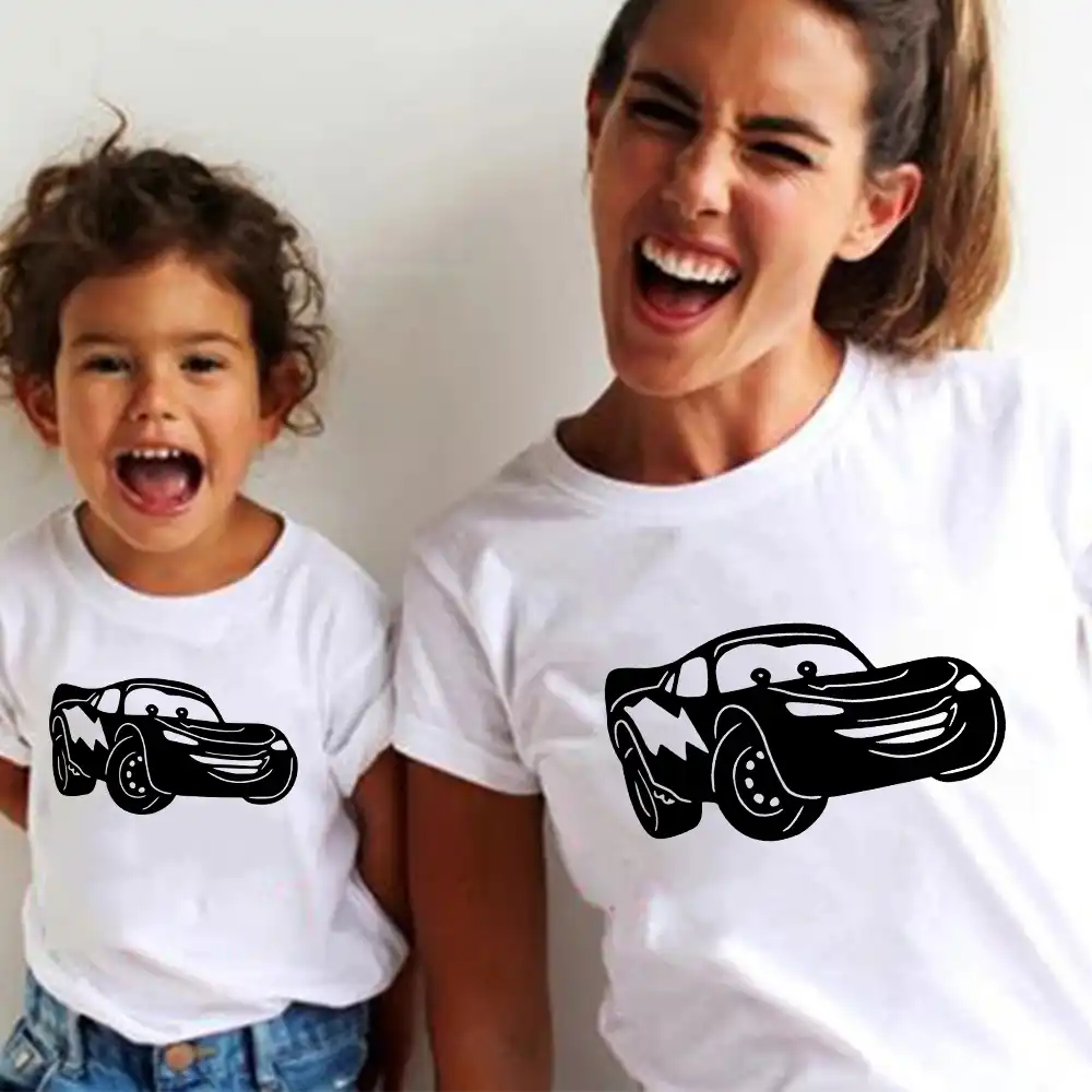 Famliy外観tシャツ服ファッション夏カジュアルtシャツ子供ディズニー車ライトニングマックィーン印刷大人ユニセックスtシャツ子供トップ Matching Family Outfits Aliexpress Famliy外観tシャツ服ファッション夏カジュアルtシャツ子供ディズニー車ライトニングマックィーン印刷大人ユニセックスtシャツ子供トップ Matching Family Outfits Aliexpress