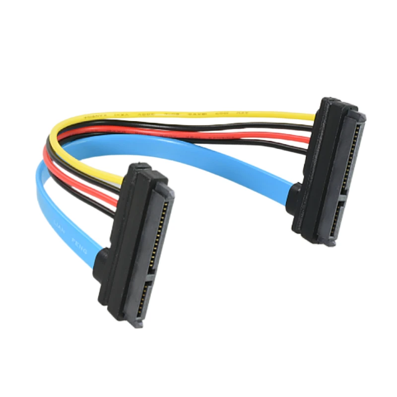

22Pin SATA Female to 7+15 Pin Female Serial SATA Extender Cable Data Power Combo Extension Cable 20cm