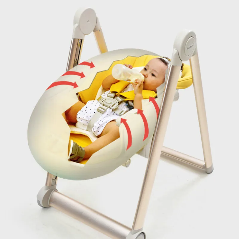 Luxury Multifunction Portable Table for Child Car Seat Dinner Table Adjustable Folding High Chair for Children Feeding Technolo