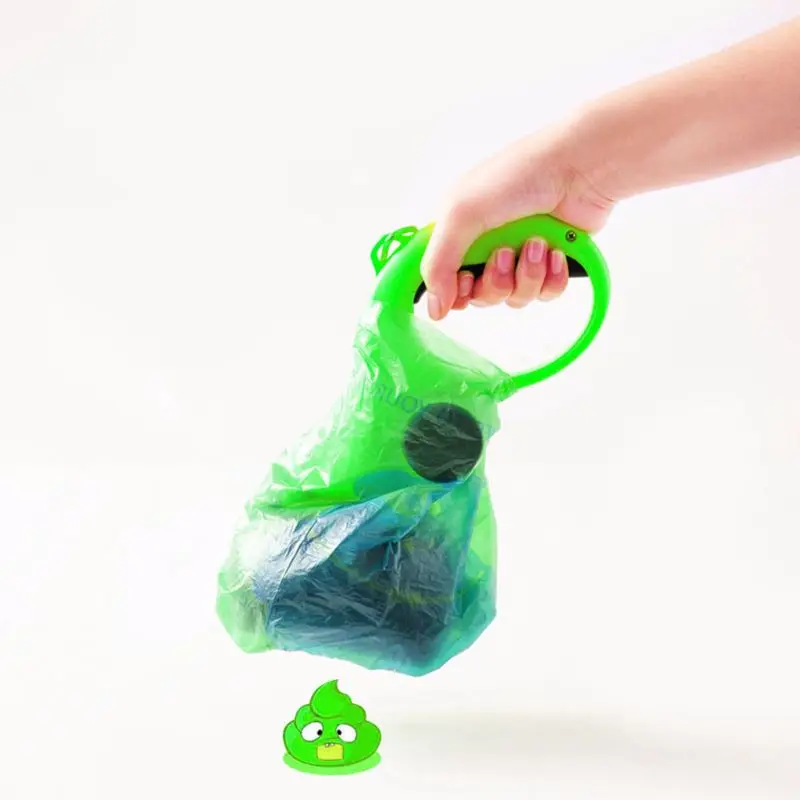 8Rolls Pet Dog Poop Bags Eco Friendly Biodegradable Cat Travel Waste Bag A69D