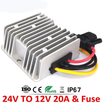 

300W MPPT Solar Charge Controller Solar Panel 20A 12V24V Step-down High Efficiency Waterproof IP67 Solar Regulator