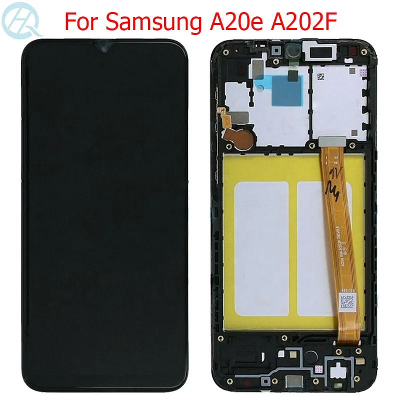 Оригинальный A20E ЖК дисплей для Samsung Galaxy с рамкой 5 8 &quotSM A202F A202DS A202F/DS экран