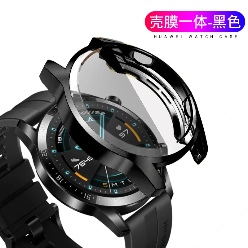Чехол для часов HD для huawei watch GT 2 46 мм, мягкий ТПУ защитный чехол на весь экран, защитная крышка, аксессуары - Цвет: 8109