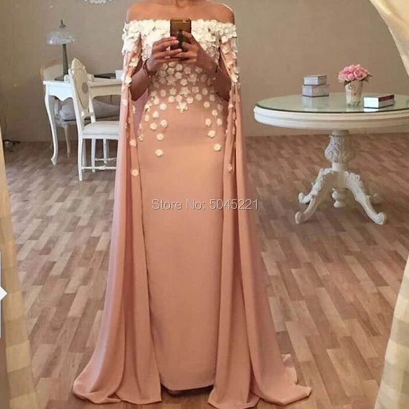 Vestido de festa шифоновые длинные вечерние платья знаменитые кафтаны турецкие цветочные платья для выпускного вечера торжественные платья Элегантное женское вечернее платье