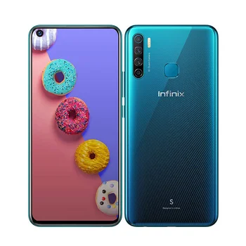 

Brand New Infinix S5 4G LTE Mobile Phone 6.6" 6GB RAM 128GB ROM Octa Core Triple Rear Camera Android Fingerprint Dual SIM Phone