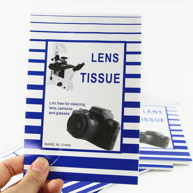 50 Sheets Camera Lens Cleaning Paper Soft Optics Tissue Clean Paper