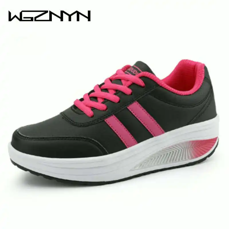 

NEW Women Shoes Vulcanized Shoes 2020 Spring Women Increased Shoes Lace-up Shoes Women Designer Sneakers Women Platform Shoes W3