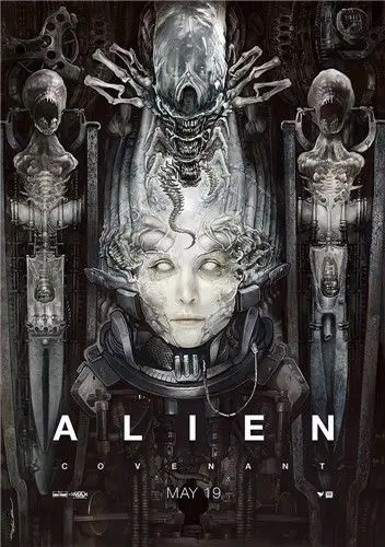 Alien Covenant Movie Art Canvas Poster Print 12x18 24x36 inch 