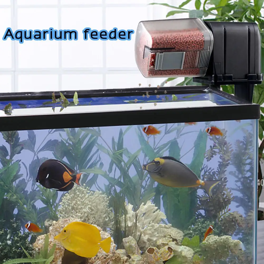 Автоматическая Фидер практичный дозатор еды многофункциональный таймер кормушки для аквариума и аквариума