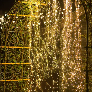 

2M 200LEDs String Light Vines Tree Branch String Light 10 Copper Wires Christmas Party Holiday Fairy Home Decoration