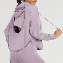 Side split hoodie womens Outlet