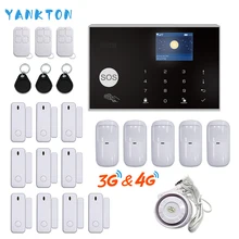 Android и iOS 4G и 3g 11 языков Tuya 433 МГц приложение дистанционное управление беспроводной Wi-Fi завод и офис и дом Охранная и охранная сигнализация